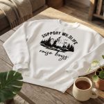 Support Wildlife Raise Boys Sweatshirt, Cute Gift for Newly Mom, Mom Life Hoodie, Funny Moms Shirt, Mom of Boys TShirt, E6884