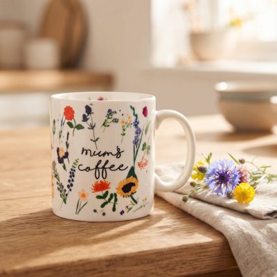 Personalised Botanical Floral Mug For Mum - Personalized Mug - Gift For Mum - Mug For Mum - Floral Mug - Mug With Name - Mothers Day Gift