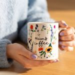 Personalised Botanical Floral Mug For Mum - Personalized Mug - Gift For Mum - Mug For Mum - Floral Mug - Mug With Name - Mothers Day Gift