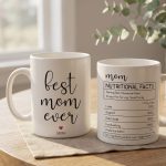 Best Mom Ever, Personalized Mug, Mom Nutritional Facts Mug, Mom Mug, Mom Gift, Gift for Mom, Mom Birthday Gift, Best Mom Mug