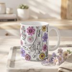 Personalised Hold our Hands Mug, 3D Inflated Effect Hold My Hand, Hold My Heart, Mothers Day Gift Mug, Christmas Gift For Mum, Grandma, Mom