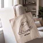 Arson, Frog Tote Bag, Unhinged, Weirdcore, Cursed, Oddly Specific, Weird, Frog Meme, Funny Frog, Stupid Gift, Silly Frog, Minimalist