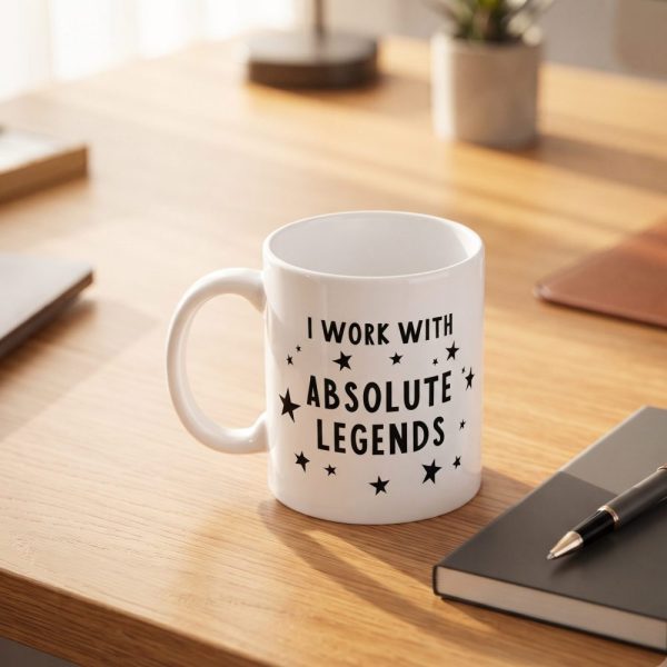 Gifts For Colleagues, I Work With Absolute Legends Mug, Funny Work Gifts