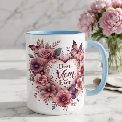 The Best Mom Ever Mug, 11oz, 15oz, Mothers Day Mug, Birthday Mom Mug Gift, Mama, Mom Quote Mug