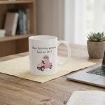 The Horrors Persist But So Do I Mug, Christmas Gift Aesthetic Mug Hilarious Meme Mug