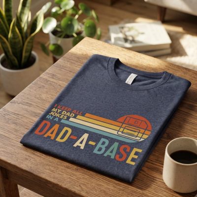 I Keep All My Dad Jokes In A Dad-A-Base Shirt,New Dad Shirt,Dad Shirt,Daddy Shirt,Father'S Day Shirt,Best Dad Shirt,Gift For Dad