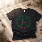Monogrammed Family Christmas Shirt, Family Christmas Name Shirt, Personalized Christmas Family T-Shirt, Custom Christmas Shirt With Name,