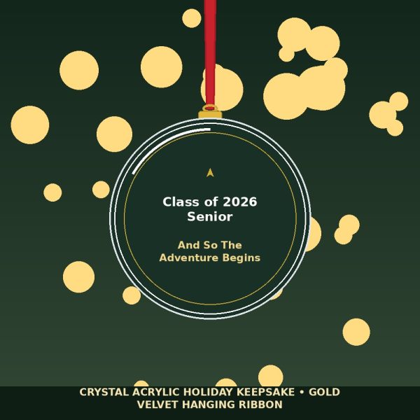 Class of 2026 Senior Graduation Acrylic Ornament - Commemorative Graduate Tree Keepsake