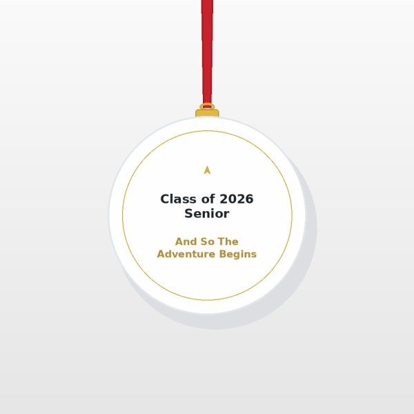 Class of 2026 Senior Graduation Acrylic Ornament - Commemorative Graduate Tree Keepsake
