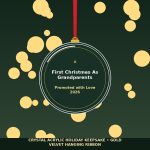 First Christmas as Grandparents 2026 Acrylic Ornament - New Grandma Grandpa Keepsake