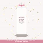 Mother of the Bride Ribbon Tumbler with Straw & Bow - Sentimental Wedding Day Cup
