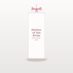 Mother of the Bride Ribbon Tumbler with Straw & Bow - Sentimental Wedding Day Cup