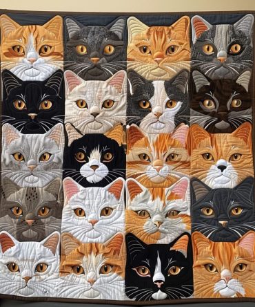 Whisker Wonders Quilted Blanket