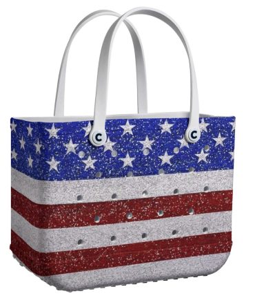 Patriotic Stars & Stripes Tote Bag – Stylish, Durable, Perfect For Beach & Daily Use