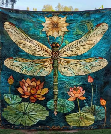 Whispering Wings Throw Quilted Blanket