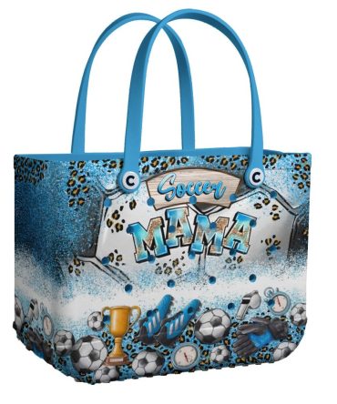 Stylish Soccer Mama Tote Bag - Perfect For Sporty Moms & Game Days!