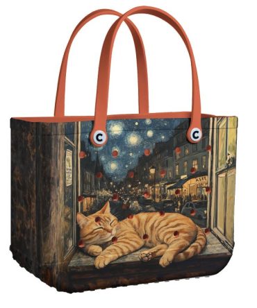 Bucket Tote Bag, Limited Edition Bogg Bag, Beach Bag Parisian Dreams