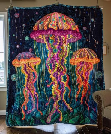 Abyssal Dreams Quilted Blanket