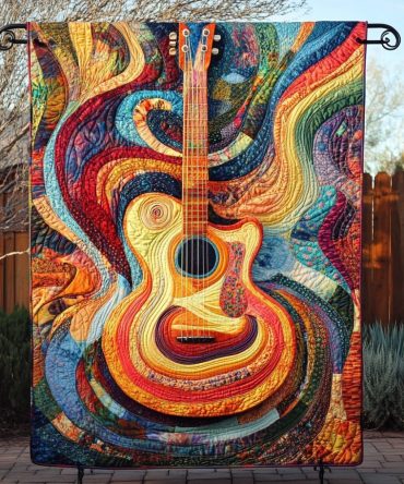 Acoustic Canvas Quilted Blanket