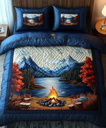 Adventure Camp 3-Piece Quilted Bedding Set