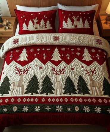 Alpine Bliss 3-Piece Quilted Bedding Set
