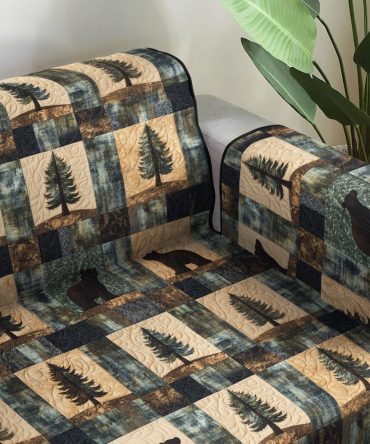 Alpine Meadow Quilted Sofa Cover