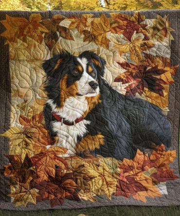 Amber Fetch Quilted Blanket