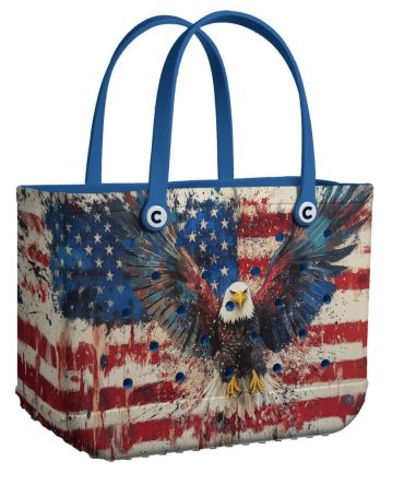 Patriotic Eagle Tote Bag – Bold American Flag Design, Perfect For Everyday Use