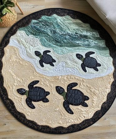 Ancient Glide Quilted Round Mat