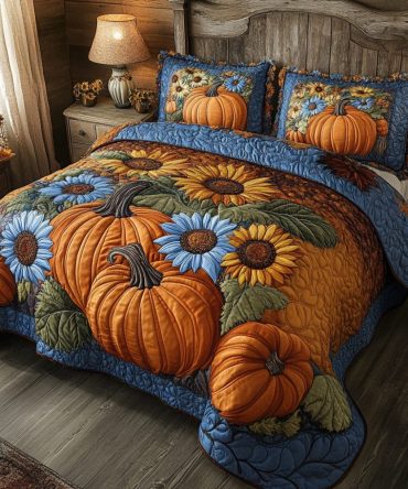 Autumn Bliss 3-Piece Quilted Bedding Set