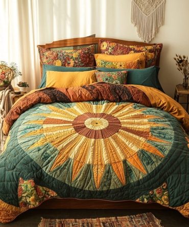 Autumn Bliss 3-Piece Quilted Bedding Set