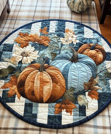 Autumn Essence Quilted Round Mat