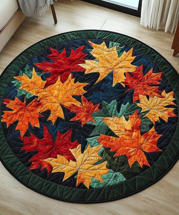 Autumn Haven Quilted Round Mat