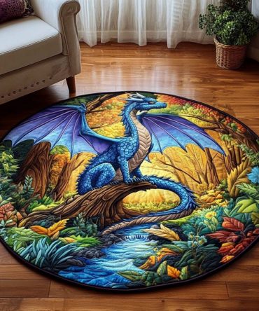 Autumn Sovereign Quilted Round Mat