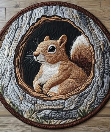 Autumn Vibes Quilted Round Mat