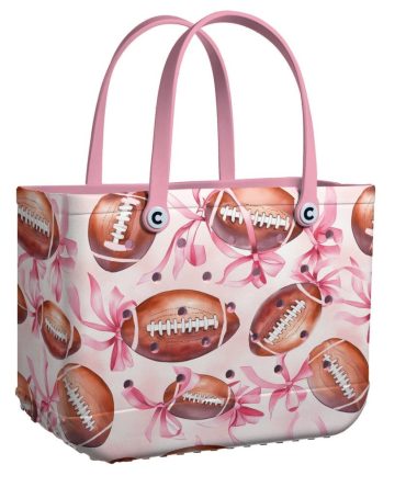 Bucket Tote Bag, Limited Edition Bogg Bag, Beach Bag Endzone Battle