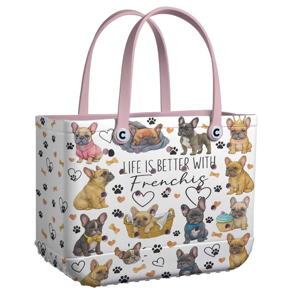 French Bulldog Tote Bag - Cute & Stylish Dog Lover'S Accessory For Everyday Use
