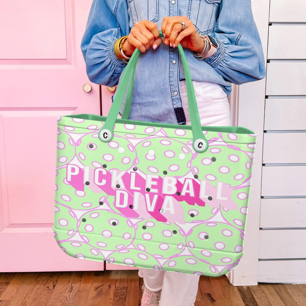 Stylish Pickleball Diva Tote Bag - Perfect For Courtside Fashion & Functionality - Image 4