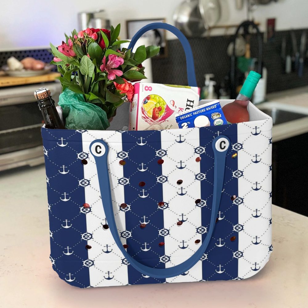 Nautical Tote Bag - Durable, Stylish Anchor Design For Beach & Everyday Use - Image 4