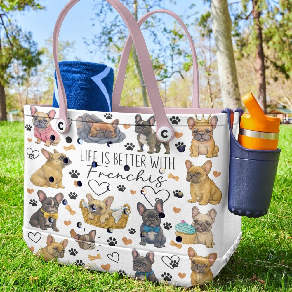 French Bulldog Tote Bag - Cute & Stylish Dog Lover'S Accessory For Everyday Use - Image 2