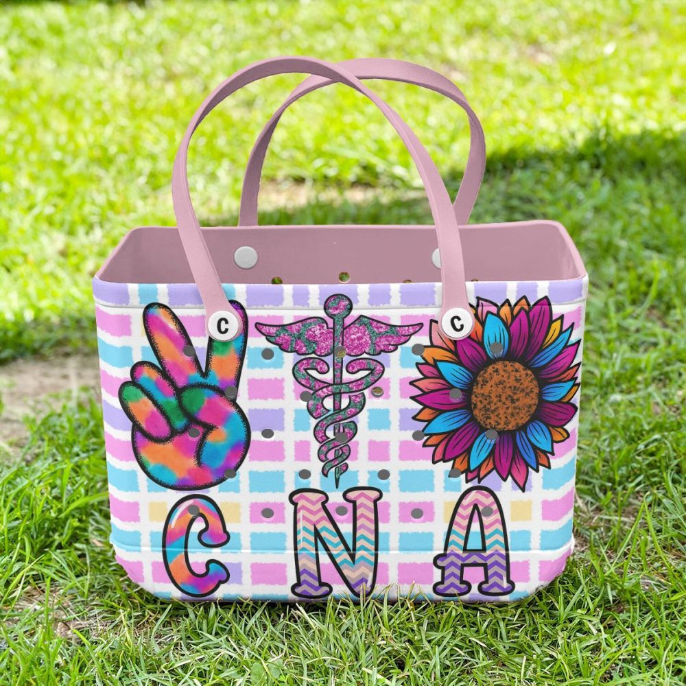Colorful Cna Tote Bag - Vibrant Medical-Themed Design For Nurses & Healthcare Workers - Image 4