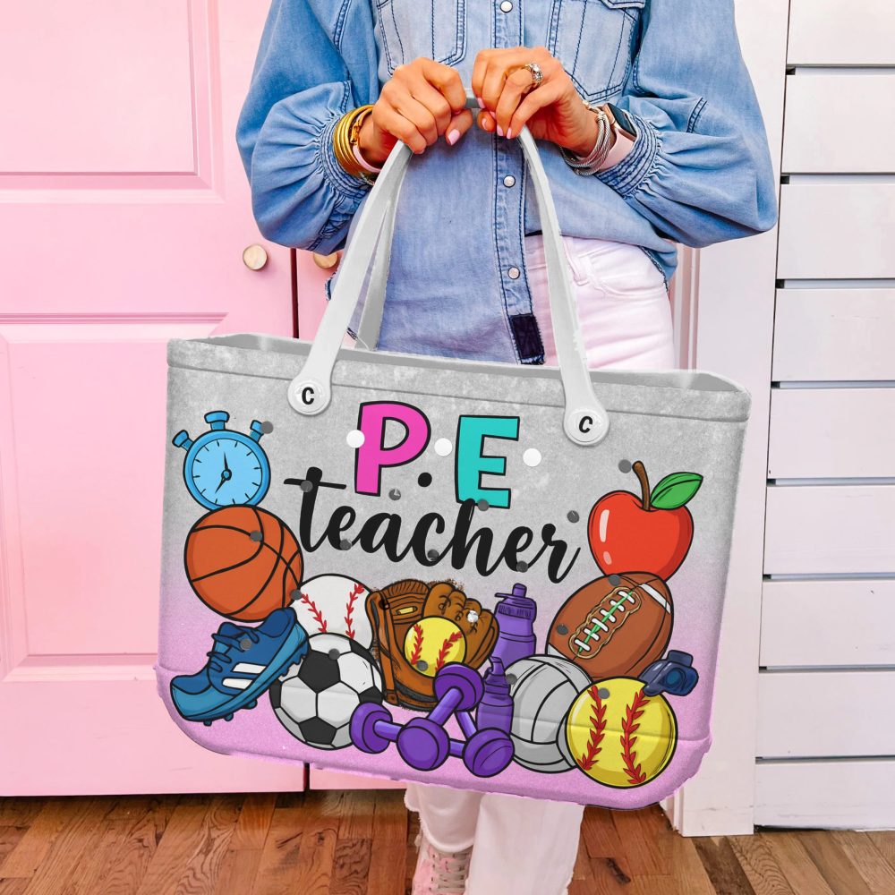Stylish P.E. Teacher Tote Bag – Durable & Fun Sports Design, Perfect Gift! - Image 2