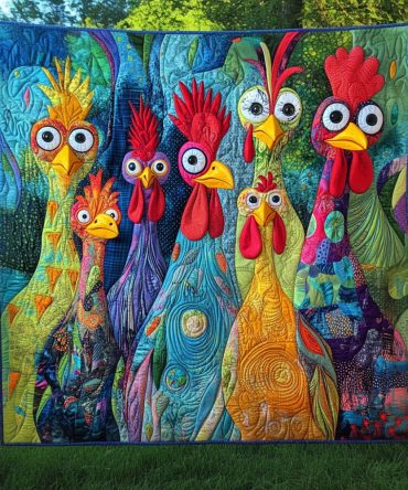 Barnyard Boogie Quilted Blanket