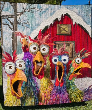 Barnyard Bunch Quilted Blanket