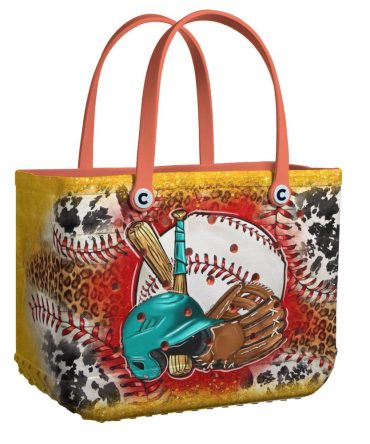Bucket Tote Bag, Limited Edition Bogg Bag, Beach Bag Baseball Gear Up