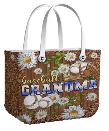 Bucket Tote Bag, Limited Edition Bogg Bag, Beach Bag Baseball Grandma