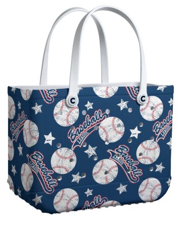 Stylish Baseball Tote Bag - Durable, Spacious, Perfect For Sports Fans & Everyday Use