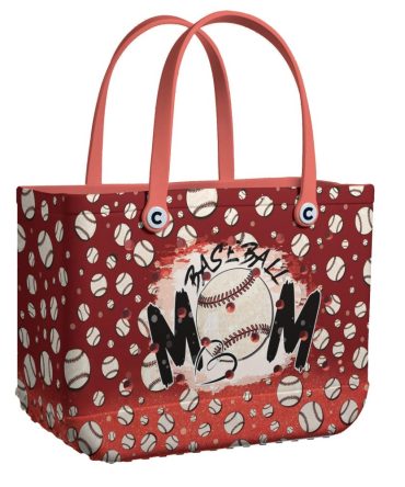 Stylish Baseball Mom Tote Bag - Perfect Gift For Sports Lovers - Durable & Trendy Design