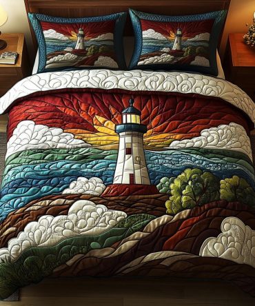 Beacon Glow 3-Piece Quilted Bedding Set