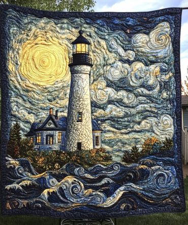 Beacon Of Serenity Quilted Blanket
